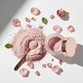 Masque rose détoxifiant poudre rose poudré